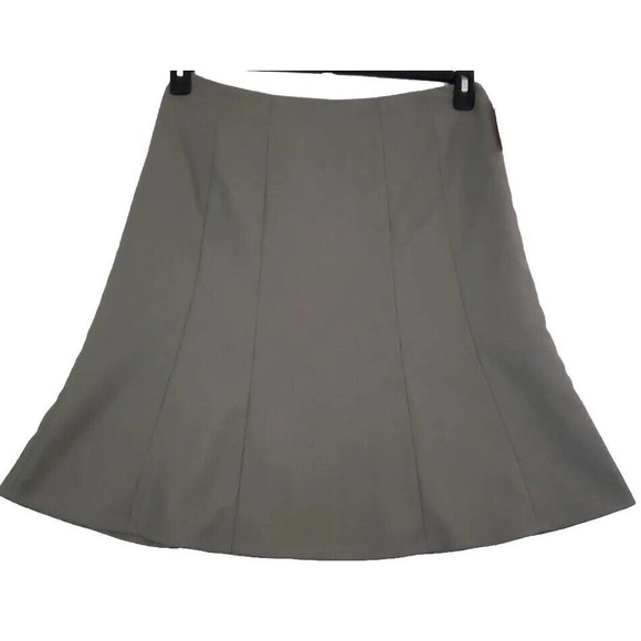 Calvin Klein~ Woman Size 10~ Gray Flare Skirt Fully Lined NWT. - Picture 1 of 8